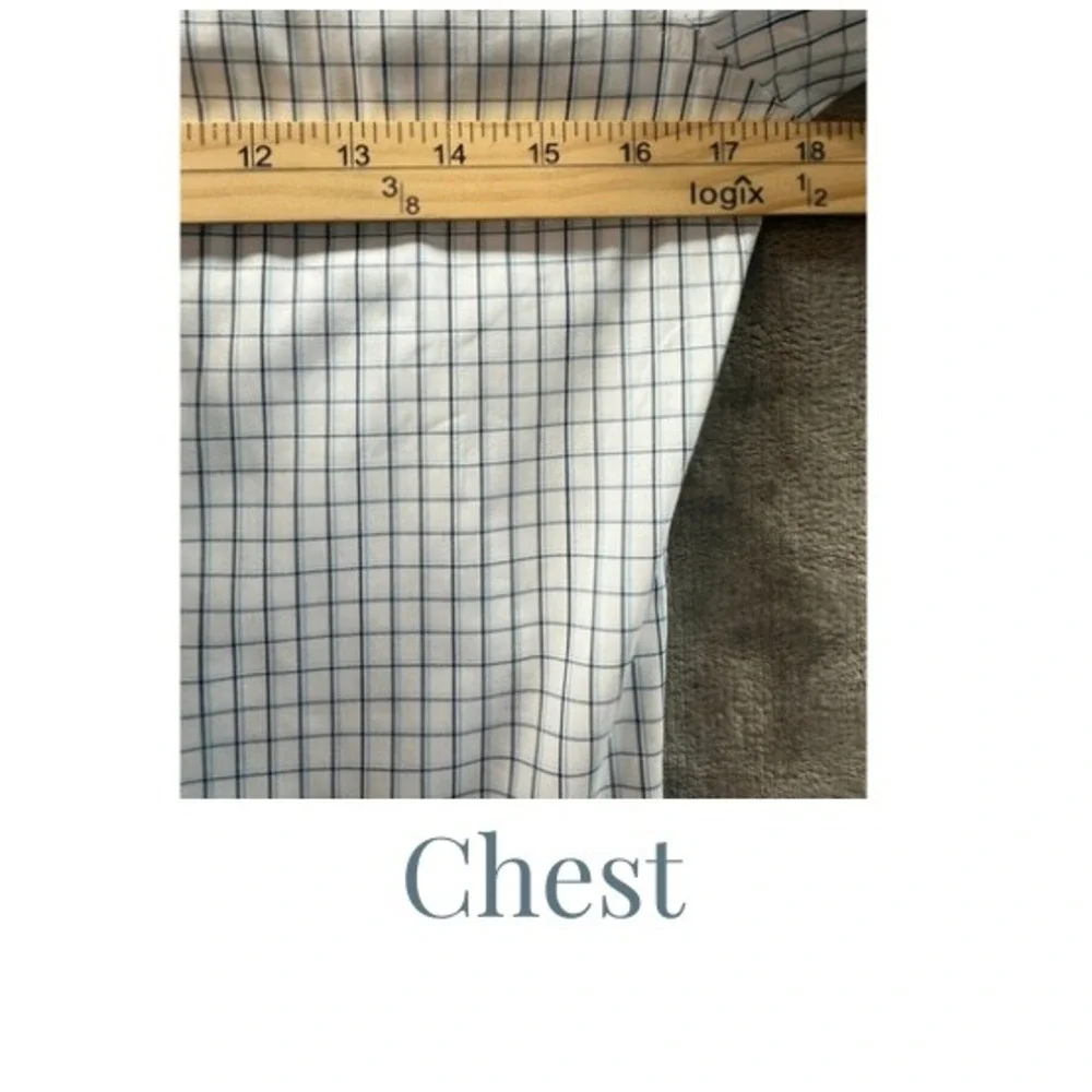 J.Crew Performance Slim Fit Shirt Mens Small Blue White Check BW4011 Stretch NEW